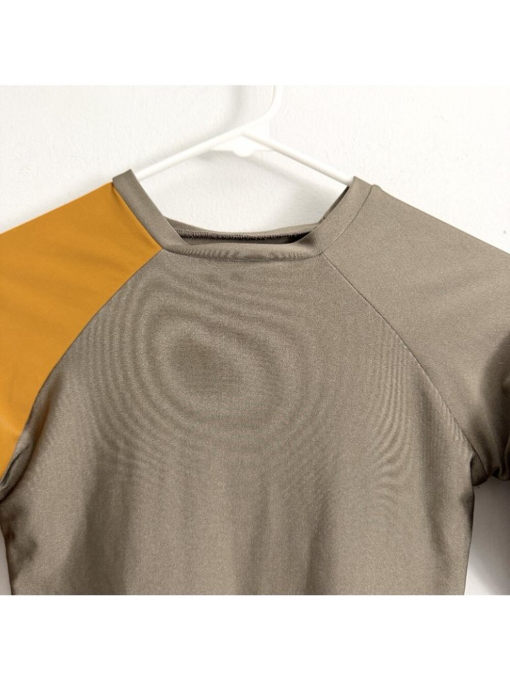 Seea Doheny Swim Rashguard Long Sleeve Marsala Brown Colorblock Women’s Sz Small - Picture 3 of 7
